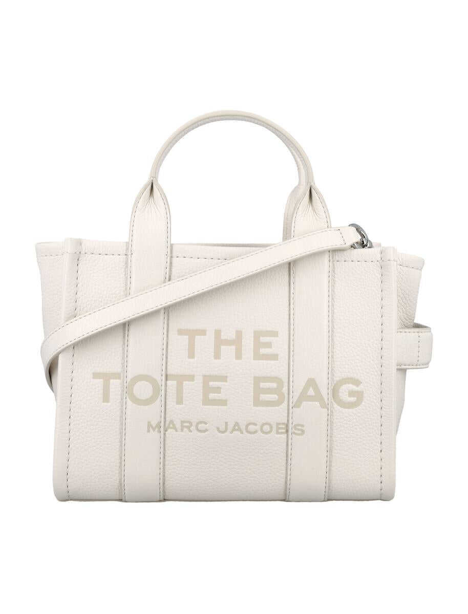 Genti de umar Marc Jacobs Marc Jacobs The Mini Tote Leather Bag COTTON SILVER Femei (BM 17047810) 1