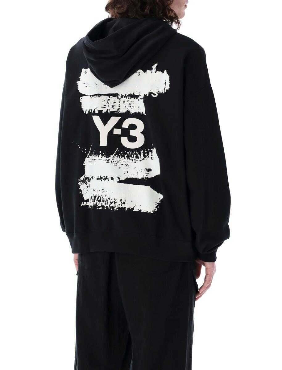 Bluze de trening Y-3 Y-3 Adidas Graphic Hoodie Black Barbati (BM 17047870) 2