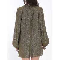Rochii Chloe Dama - Rochii Chloe Ruched Mini Dress GOLD Femei (BM 17048449) - B-mall.ro