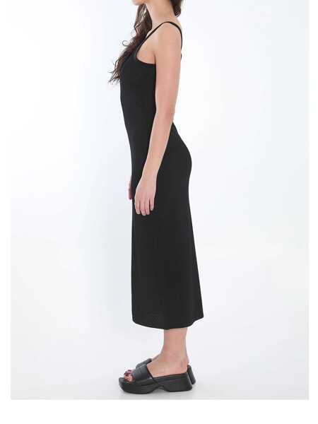 Rochii Alexander Wang Slip Dress With 3D Logo Black Femei (BM 17048575) 2