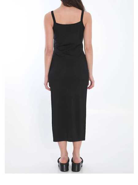Rochii Alexander Wang Slip Dress With 3D Logo Black Femei (BM 17048575) 3