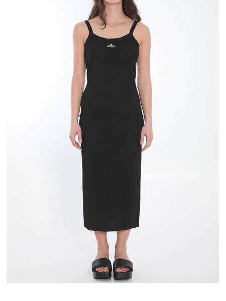 Rochii Alexander Wang Slip Dress With 3D Logo Black Femei (BM 17048575) 1