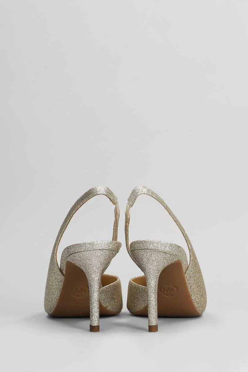 Pantofi cu toc Michael Kors Michael Kors Alina Pumps GOLD Femei (BM 17048815) 4