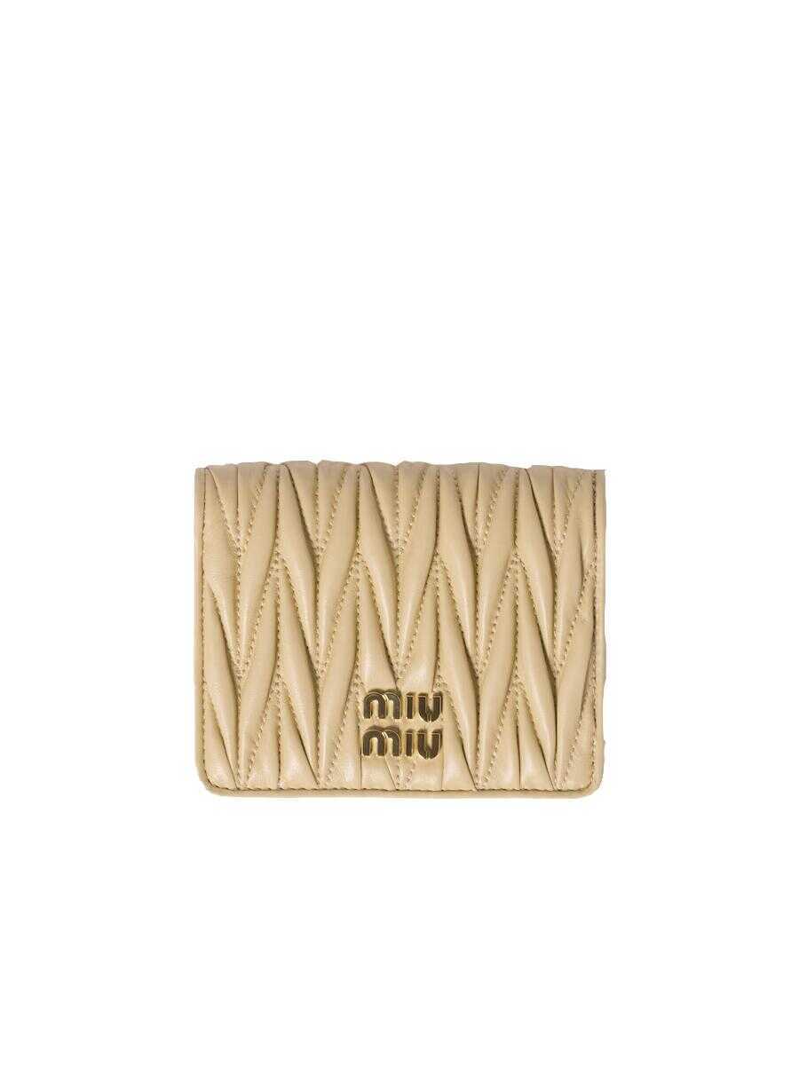 Portofele Miu Miu Miu Miu Small Matelass Wallet SOIA Femei (BM 17049292) 1