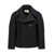 Saint Laurent Saint Laurent Oversized Caban Coat Black