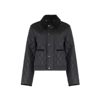 Geci Burberry Quilted Jacket With Snaps Femei