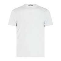 Tricouri Polo Zanone Light Blue Cotton T-Shirt Barbati