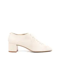 Pantofi cu toc Aeyde Cosima Nappa Leather Creamy Shoes Femei