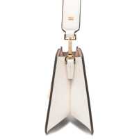 Genti de mana Elisabetta Franchi Dama - Genti de mana Elisabetta Franchi Elisabetta Franchi White Leather Top Handle Bag BROWN Femei (BM 17052592) - B-mall.ro