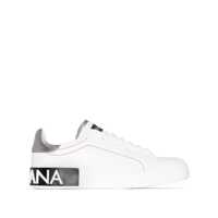 Sneakers Portofino White Leather Sneakers With Logo Femei