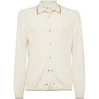 Camasi Brunello Cucinelli Geometric Jacquard Shirt Barbati