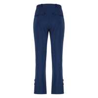 Imbracaminte Dama pagina 249 - Pantaloni casual Elisabetta Franchi Elisabetta Franchi Cropped Flared Trousers BLUE Femei (BM 17058421) - B-mall.ro