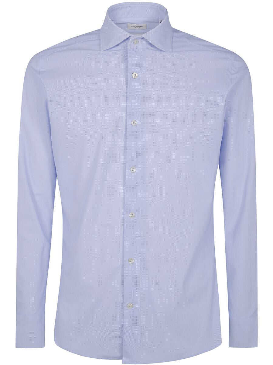 Camasi TINTORIA MATTEI Tintoria Mattei Technical Shirt Clothing BLUE Barbati (BM 17058733) 1