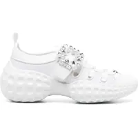 Sneakers Roger Vivier Sneakers With Crystal-Embellished Buckle