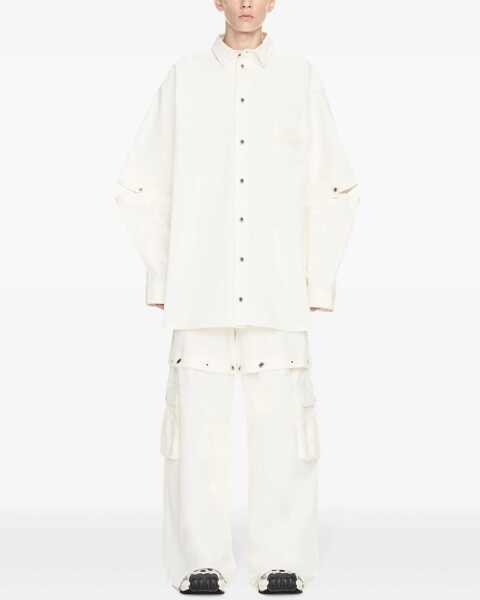 Camasi de blugi Off-White Denim Shirt With Removable Sleeve White Barbati (BM 17061506) 2