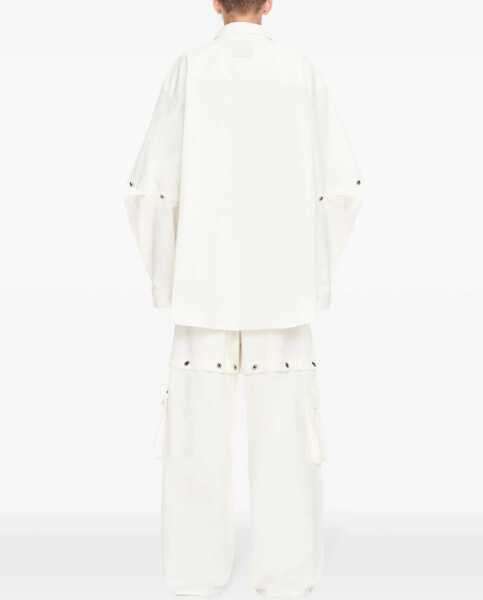 Camasi de blugi Off-White Denim Shirt With Removable Sleeve White Barbati (BM 17061506) 4