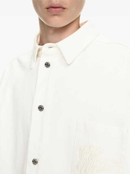 Camasi de blugi Off-White Denim Shirt With Removable Sleeve White Barbati (BM 17061506) 5