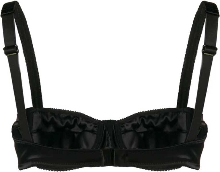 Sutiene Dolce & Gabbana Silk And Lace Bra With Underwire Black Femei (BM 17061524) 2