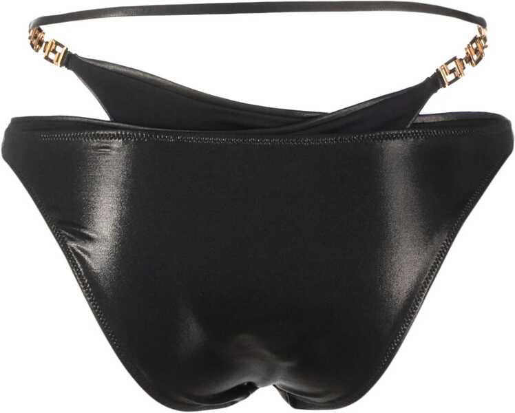 Costume de baie intregi Versace Lace-Up La Greca Bikini Bottom Black Femei (BM 17061527) 2