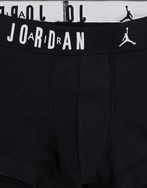 Lenjerie intima Nike Air Jordan Set Of 3 Pairs Of Solid Color Stretch Cotton Boxe Black Barbati (BM 17061545) 4