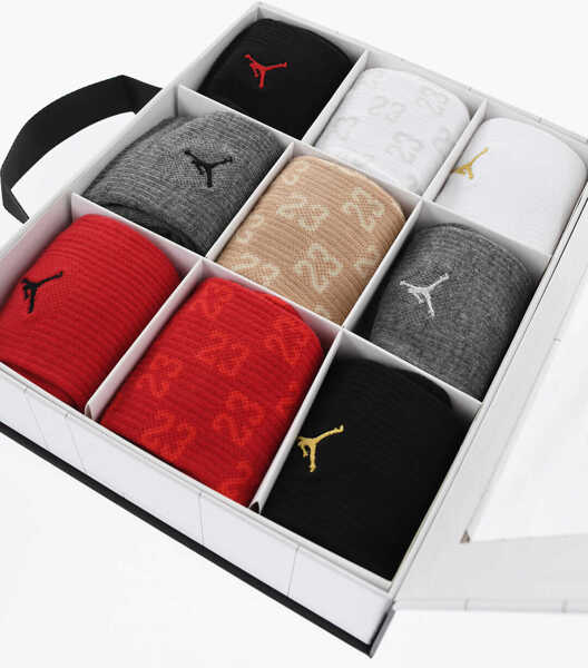 Sosete Nike Jordan 9 Pair Socks Set With Logo Motif Multicolor Fete (BM 17061548) 2