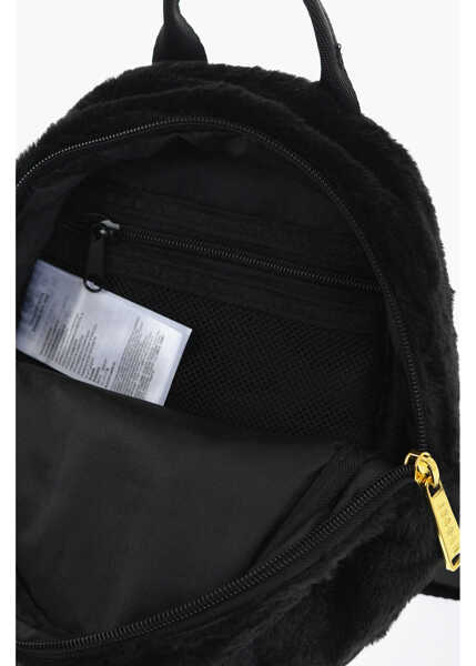 Rucsacuri Nike Jordan Faux Fur Mini Backpack With Logo Black Baieti (BM 17061554) 4