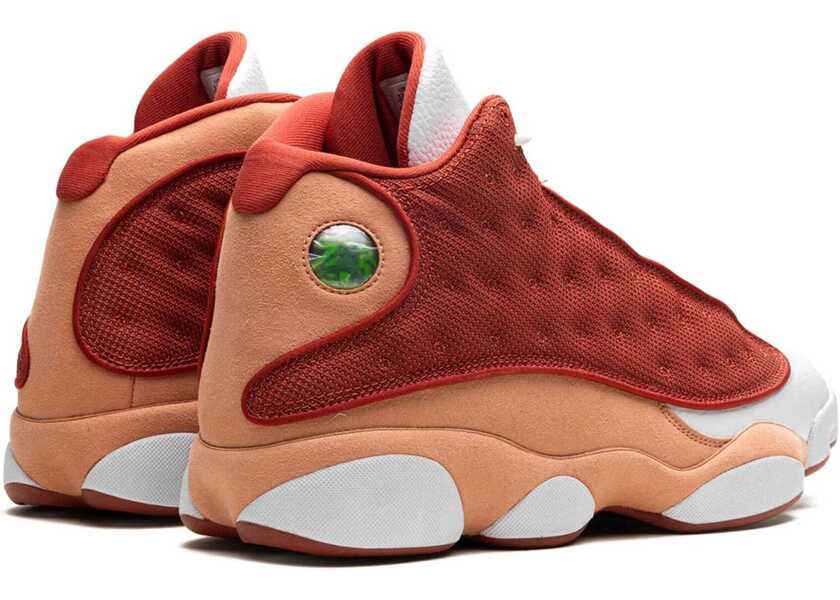 Sneakers Nike Air Jordan Faux Leather And Fabric 13 Retro High-Top Sneaker Orange Barbati (BM 17061602) 3