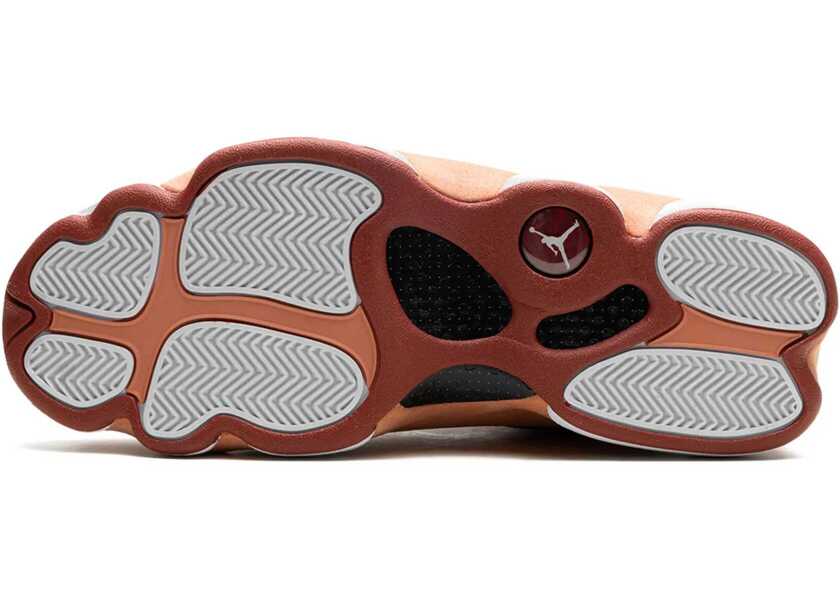 Sneakers Nike Air Jordan Faux Leather And Fabric 13 Retro High-Top Sneaker Orange Barbati (BM 17061602) 4