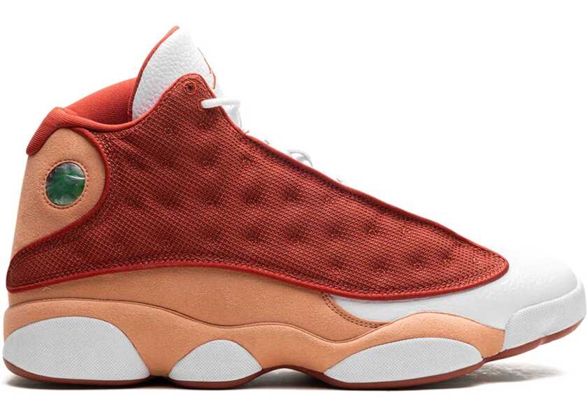 Sneakers Nike Air Jordan Faux Leather And Fabric 13 Retro High-Top Sneaker Orange Barbati (BM 17061602) 1