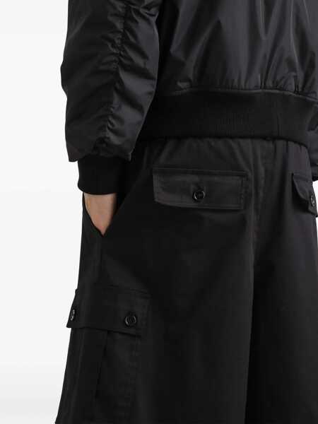 Pantaloni casual Dolce & Gabbana Cotton Cargo Bermuda Shorts BLACK Barbati (BM 17061758) 5