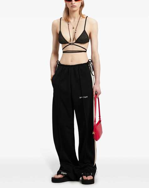 Bikini Palm Angels Lurex Bikini Triangle With Criss-Cross Lace-Up Green Femei (BM 17061821) 2