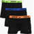 Nike Dri-Fit 3 Pairs Of Boxers Set With Logoed Band Waist Black