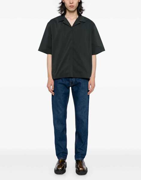 Blugi drepti Off-White For Ever Mid Waisted Tapered Fit Jeans 18Cm Blue Barbati (BM 17061860) 2