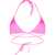 DSQUARED2 Braided Triangle Bikini Top Pink