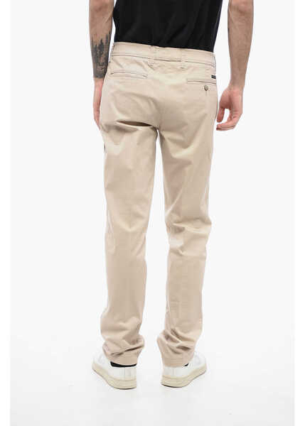 Pantaloni casual CORNELIANI Id Stretch Cotton Chino Pants Beige Barbati (BM 17062070) 2