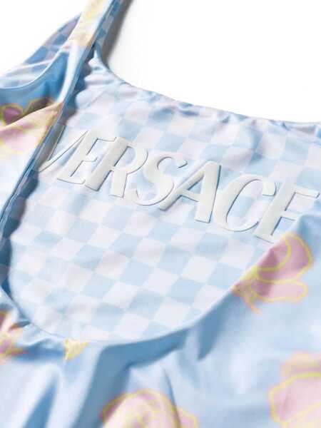 Costume de baie intregi Versace Reversible One-Piece Swimsuit Blue Femei (BM 17062238) 3