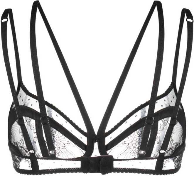 Sutiene Dolce & Gabbana Lace Logoed Bra With Underwire Black Femei (BM 17062250) 2
