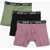 Nike Set Of 3 Dri-Fit Ultra Soft Boxers With Logoed Elastic Band Multicolor
