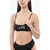 DSQUARED2 Bikini Top With Contrasting Logo Black