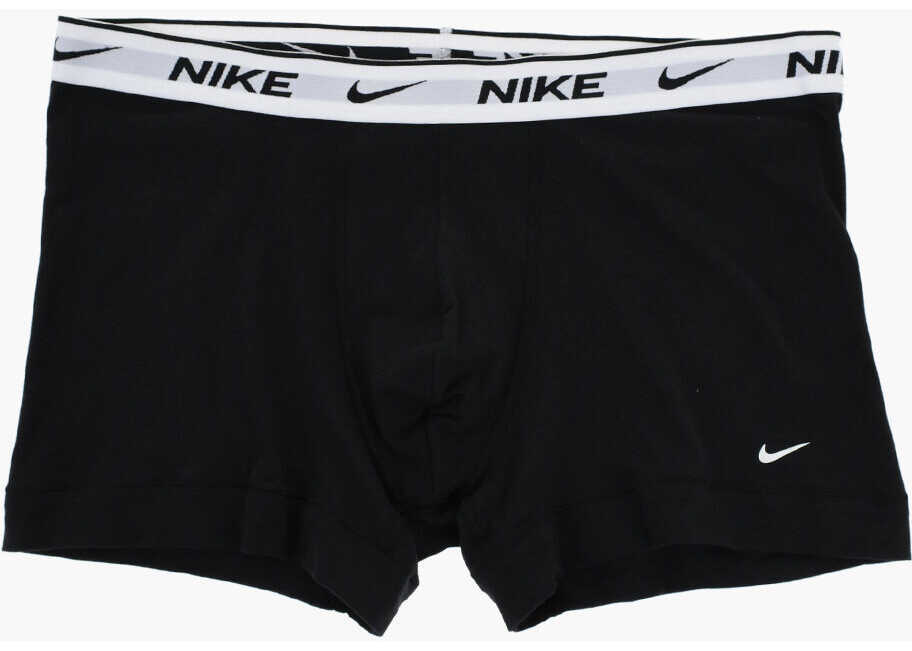 Lenjerie intima Nike Set Of 2 Stretch Cotton Boxer With Logoed Elastic Band Black Barbati (BM 17062301) 3