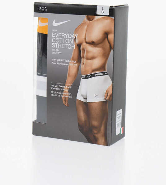 Lenjerie intima Nike Set Of 2 Stretch Cotton Boxer With Logoed Elastic Band Black Barbati (BM 17062301) 1