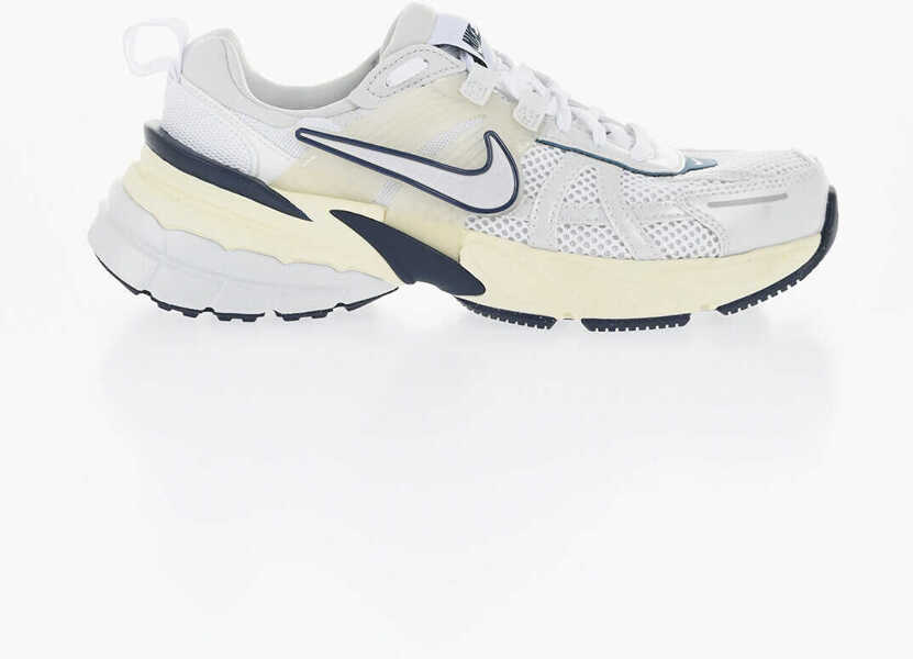 Sneakers Nike Fabric V2K Run Low-Top Sneakers With Rubber Detail Beige Femei (BM 17062304) 3