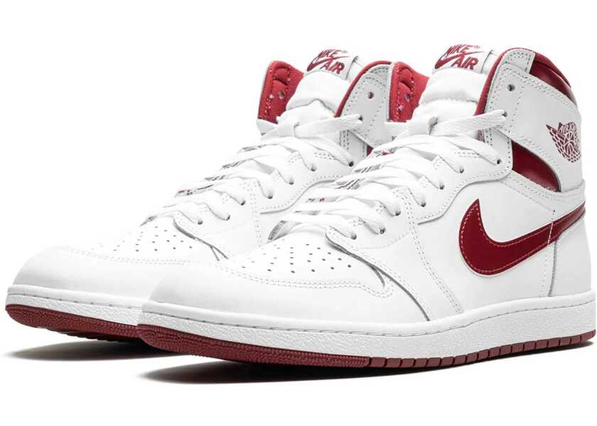 Sneakers Nike Air Jordan Two-Tone Leather 1 Hi 85 High-Top Sneakers Red Barbati (BM 17062307) 2