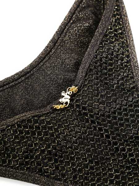 Costume de baie intregi Palm Angels Lurex Bikini Slip With Logoed Application Green Femei (BM 17062442) 3