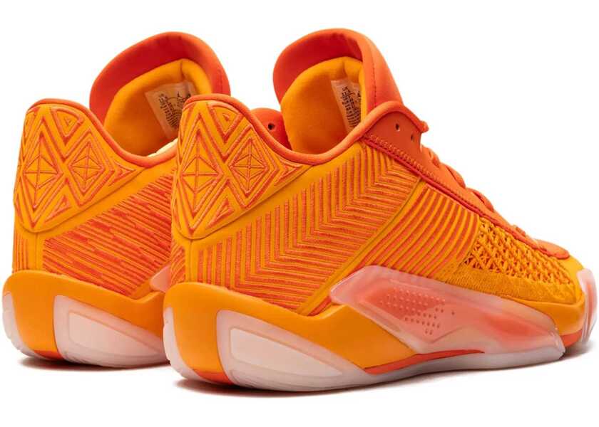 Sneakers Nike Air Jordan Two-Tone Fabric And Rubber Xxxviii Low-Top Sneake Orange Femei (BM 17062484) 3