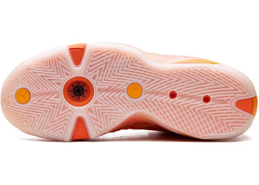 Sneakers Nike Air Jordan Two-Tone Fabric And Rubber Xxxviii Low-Top Sneake Orange Femei (BM 17062484) 4