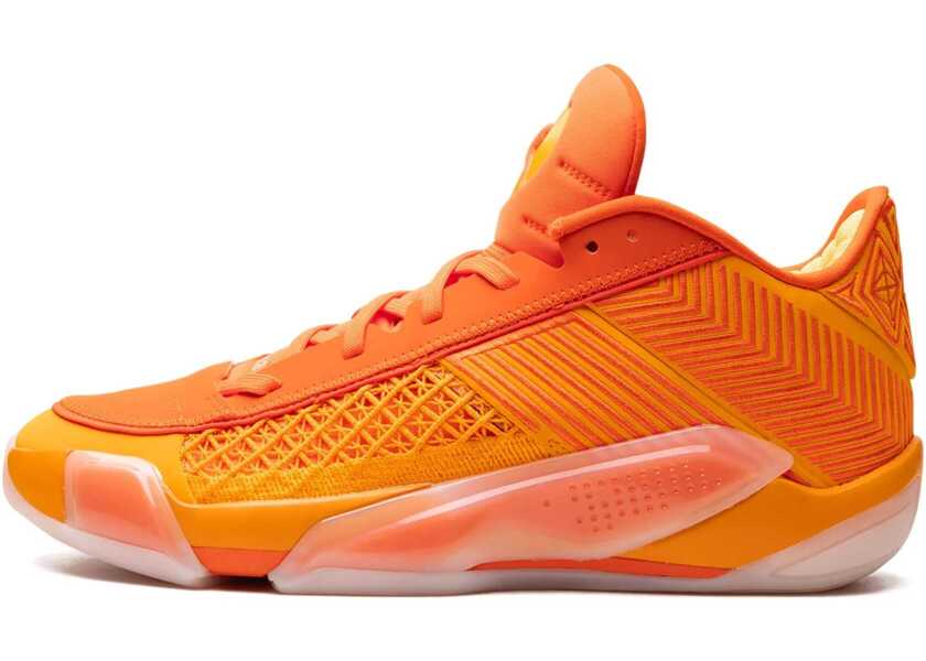 Sneakers Nike Air Jordan Two-Tone Fabric And Rubber Xxxviii Low-Top Sneake Orange Femei (BM 17062484) 5