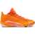 Nike Air Jordan Two-Tone Fabric And Rubber Xxxviii Low-Top Sneake Orange