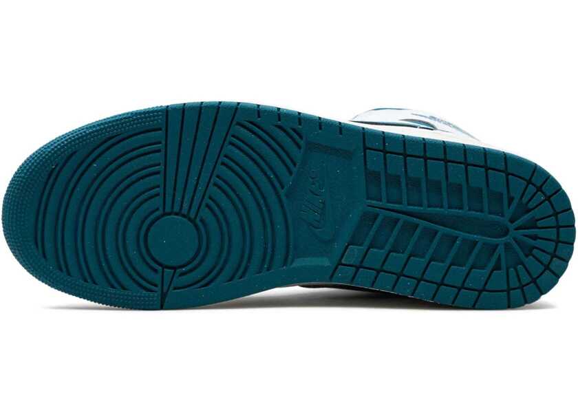 Sneakers Nike Air Jordan Two-Tone Leather 1 Mid Se High-Top Sneakers White Barbati (BM 17062487) 4