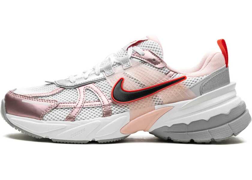 Sneakers Nike Mesh V2K Run Low Top Sneakers With Leather Trims Pink Femei (BM 17062490) 5